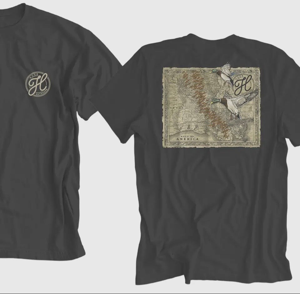 Huck Migration Map T-shirt