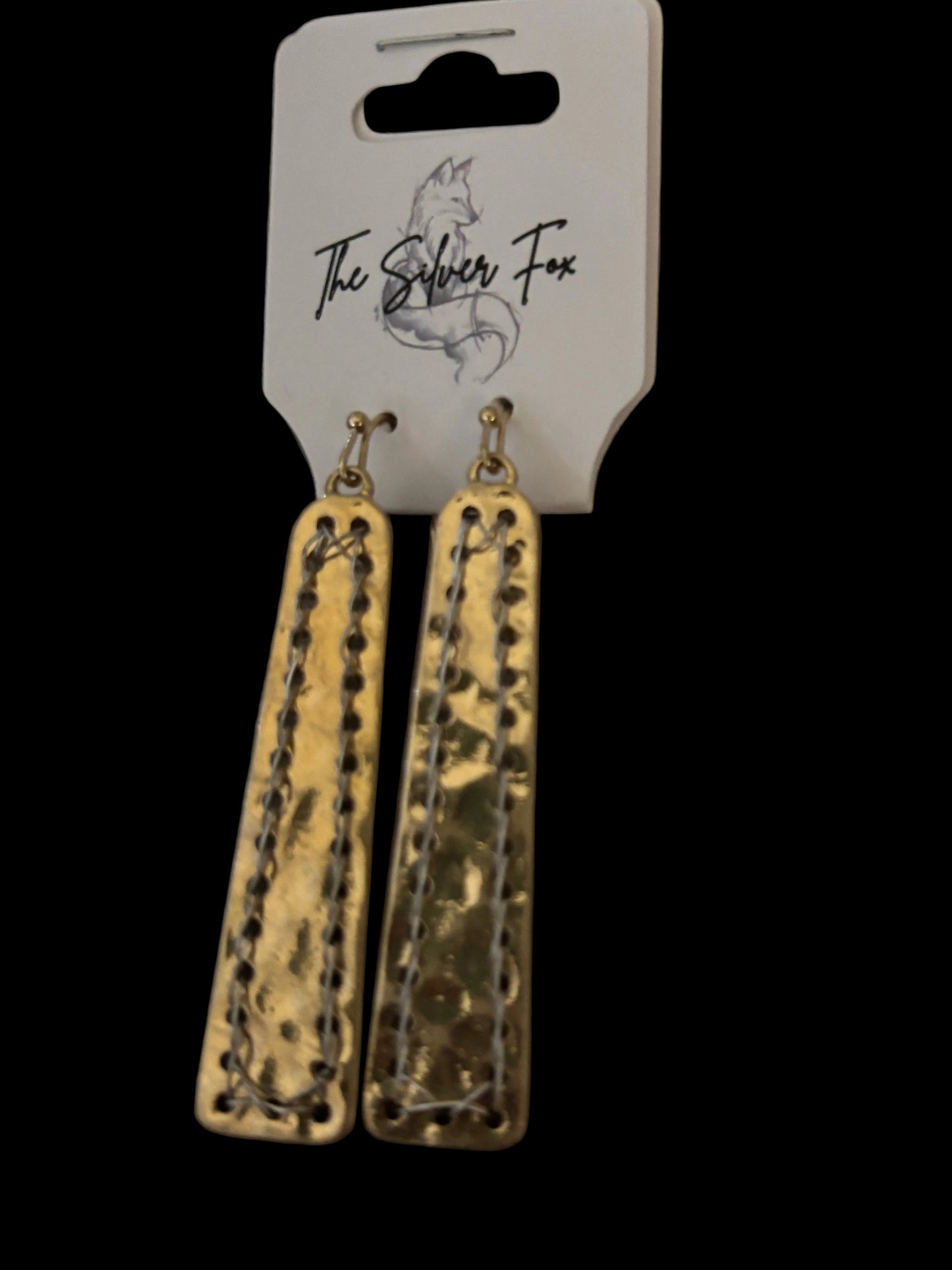 Golden Stitch Earrings