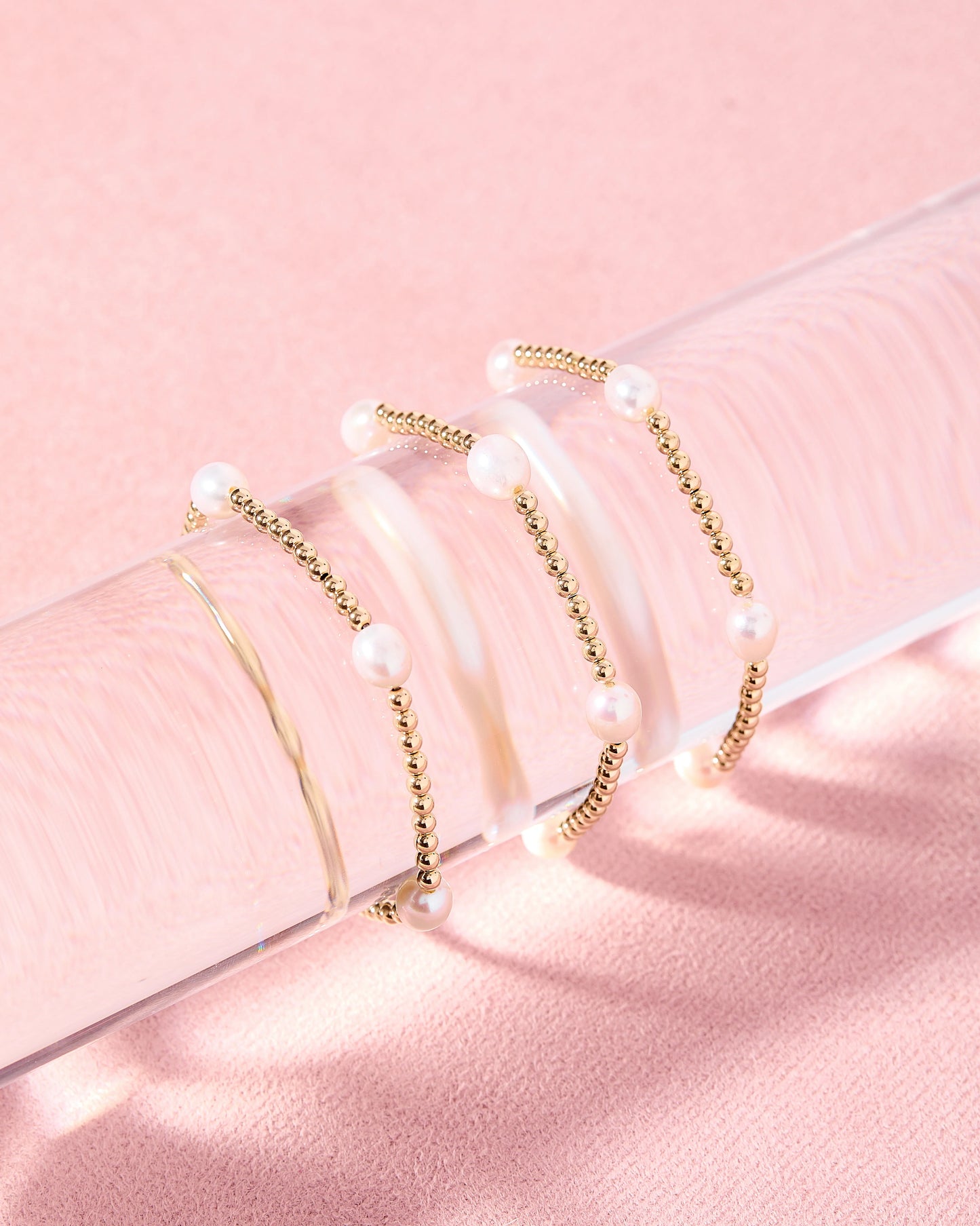 Pearl Poppi Bracelet in Gold