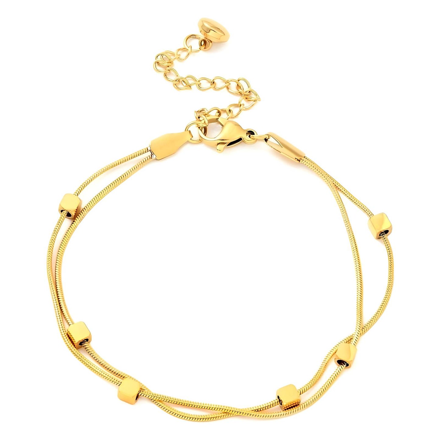 Brandy Bracelet 18K Gold Plated Steel