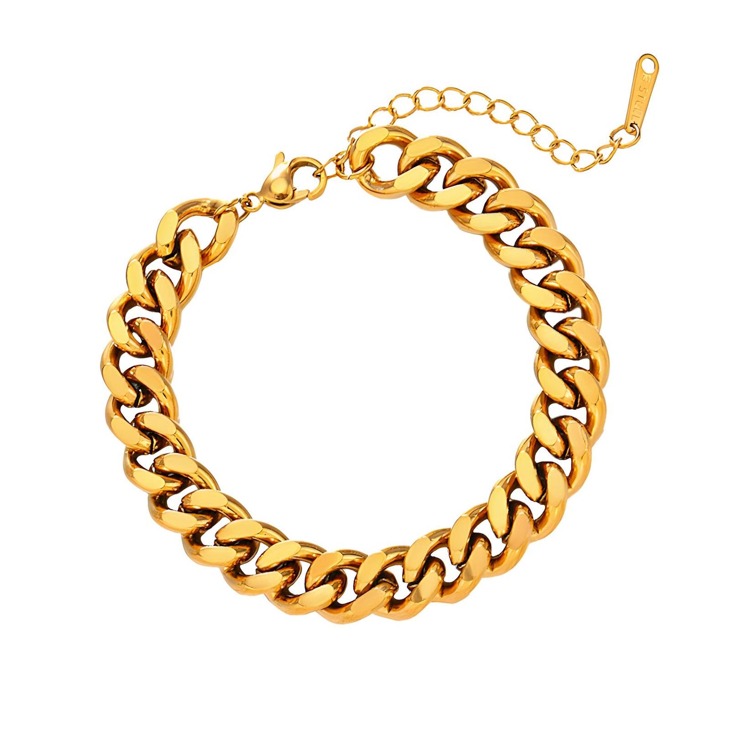 Darden Chain Bracelet 18K Gold Plated Steel