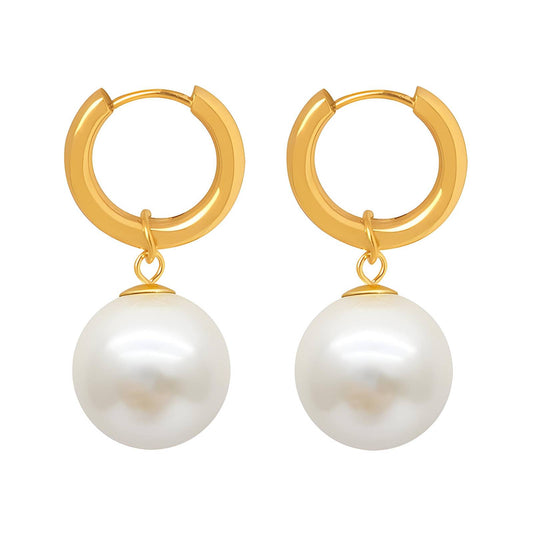 Golden Pearl Tears 18K Gold Plated Steel