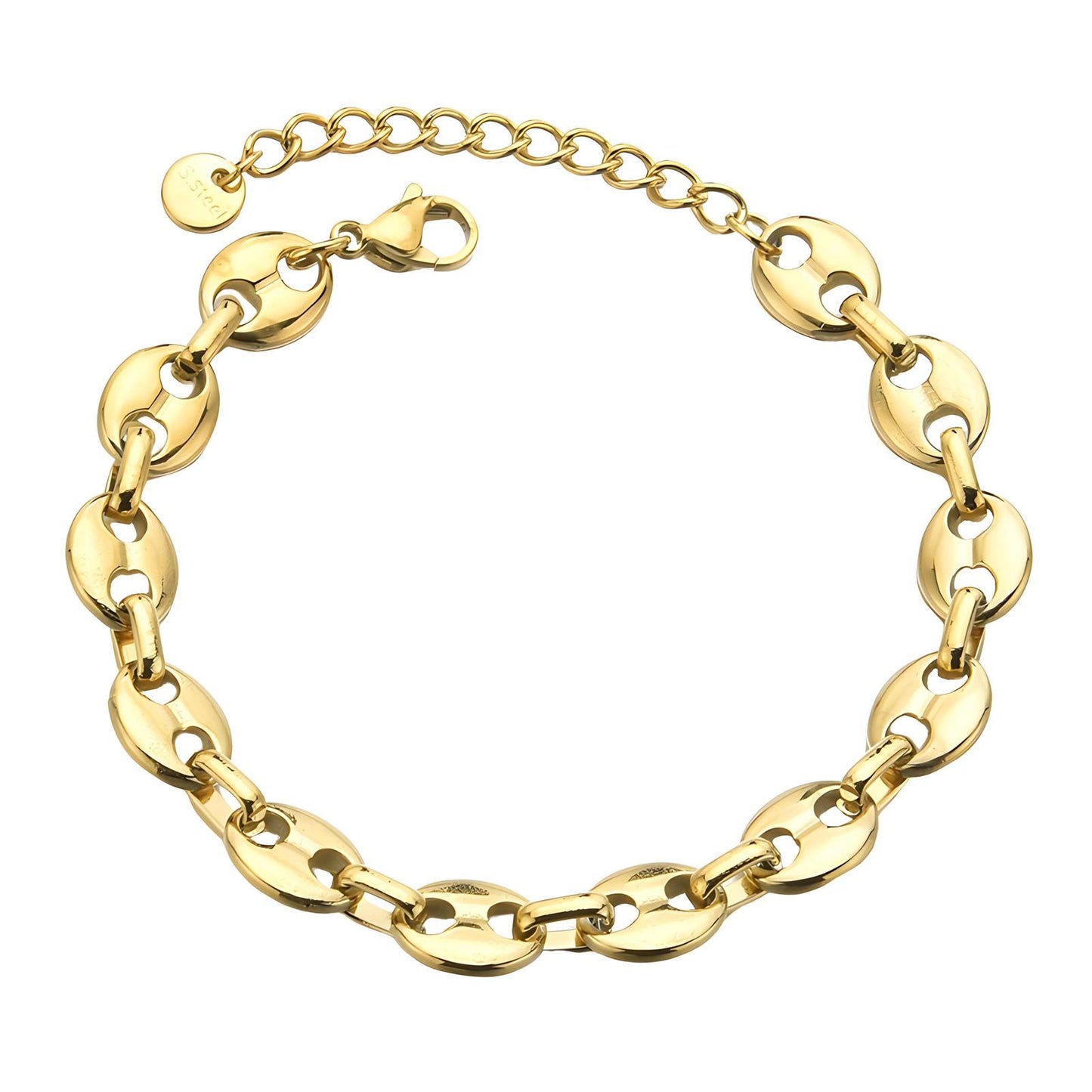 The Statement Bracelet 18K Gold Plated Steel