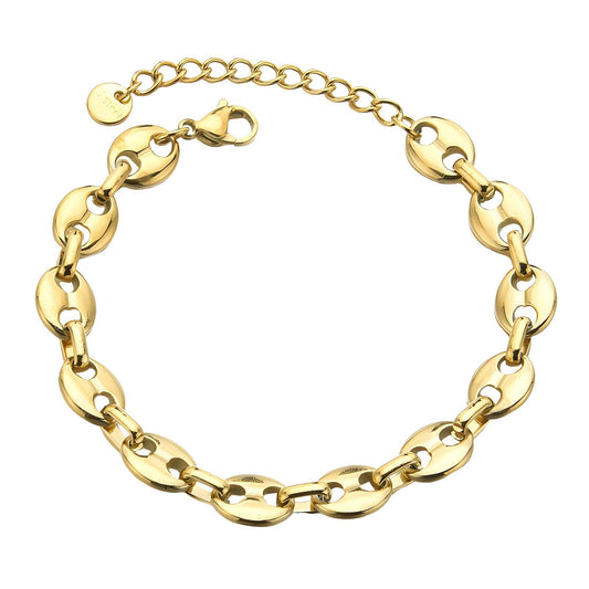 The Statement Bracelet 18K Gold Plated Steel