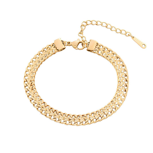 Extra Piece of Life Bracelet 18K Gold Plated Steel