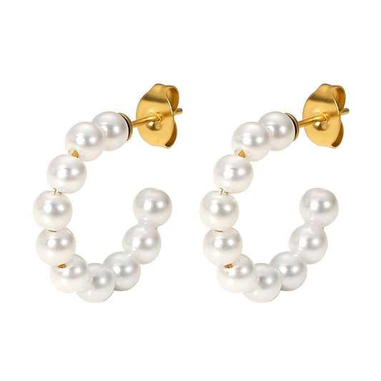 Happy Hoops 18K Gold Plated Steel