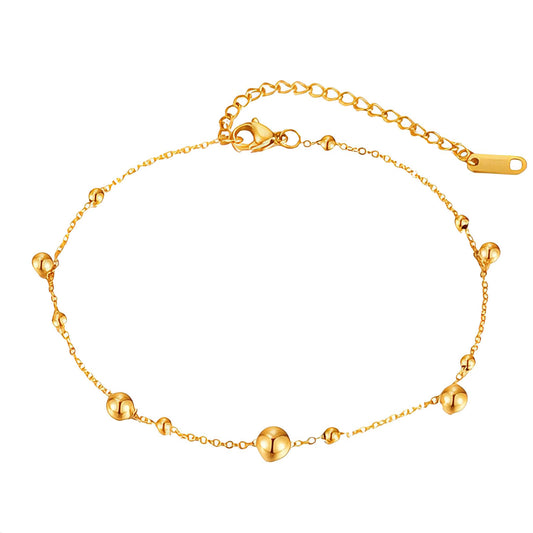 Amanda Anklet 18K Gold Plated Steel