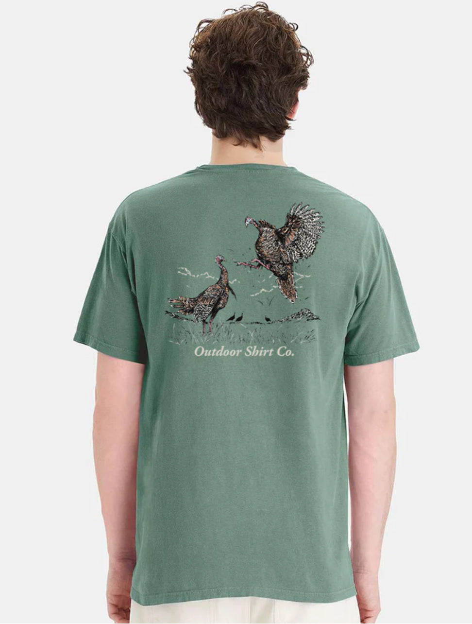 Turkey Fight Pocket Tee