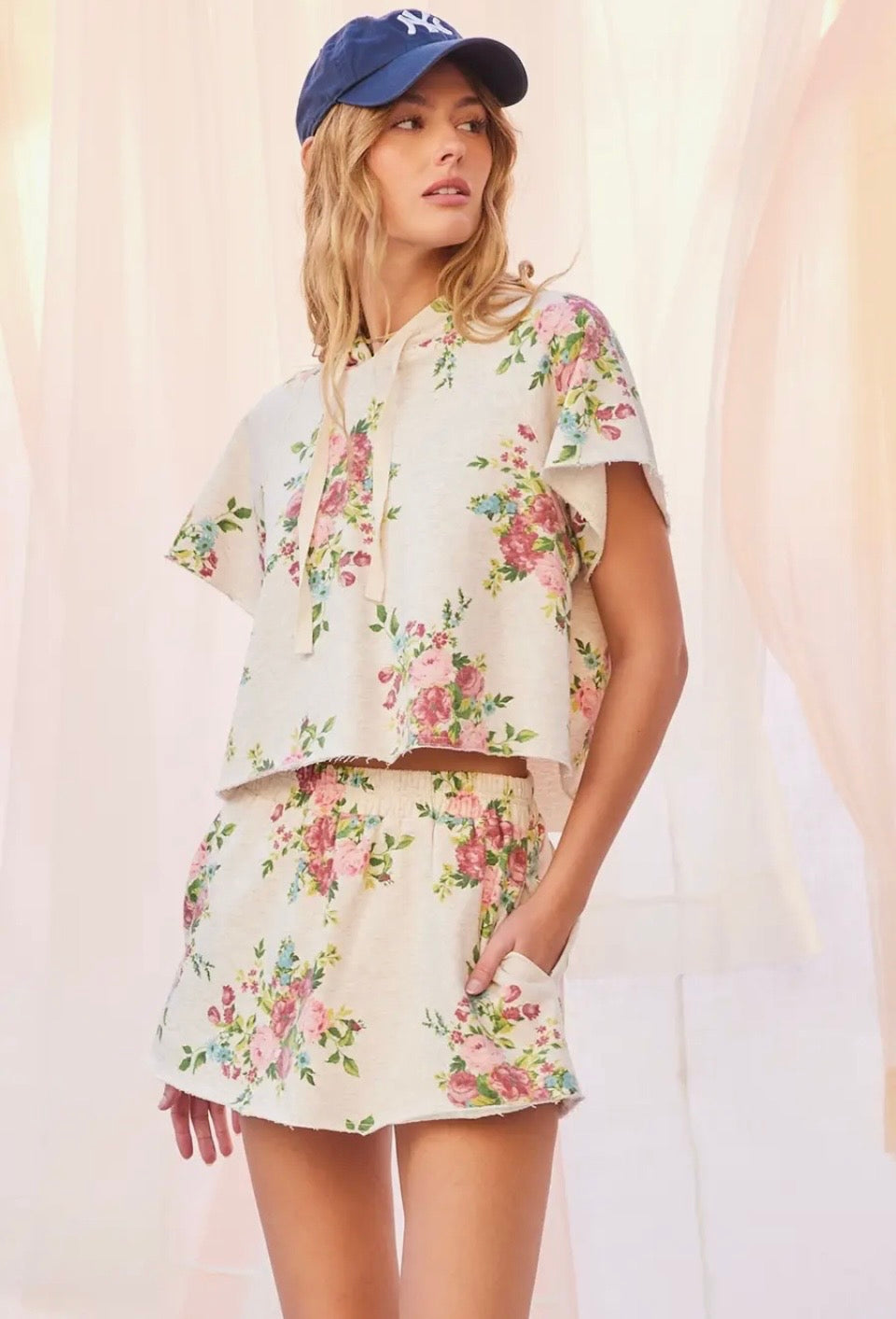 Oatmeal Floral Printed Set