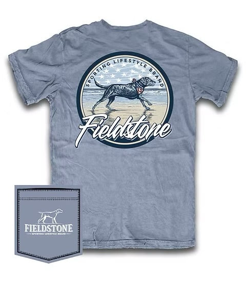 Fieldstone Patriot Lab T-Shirt| Saltwater