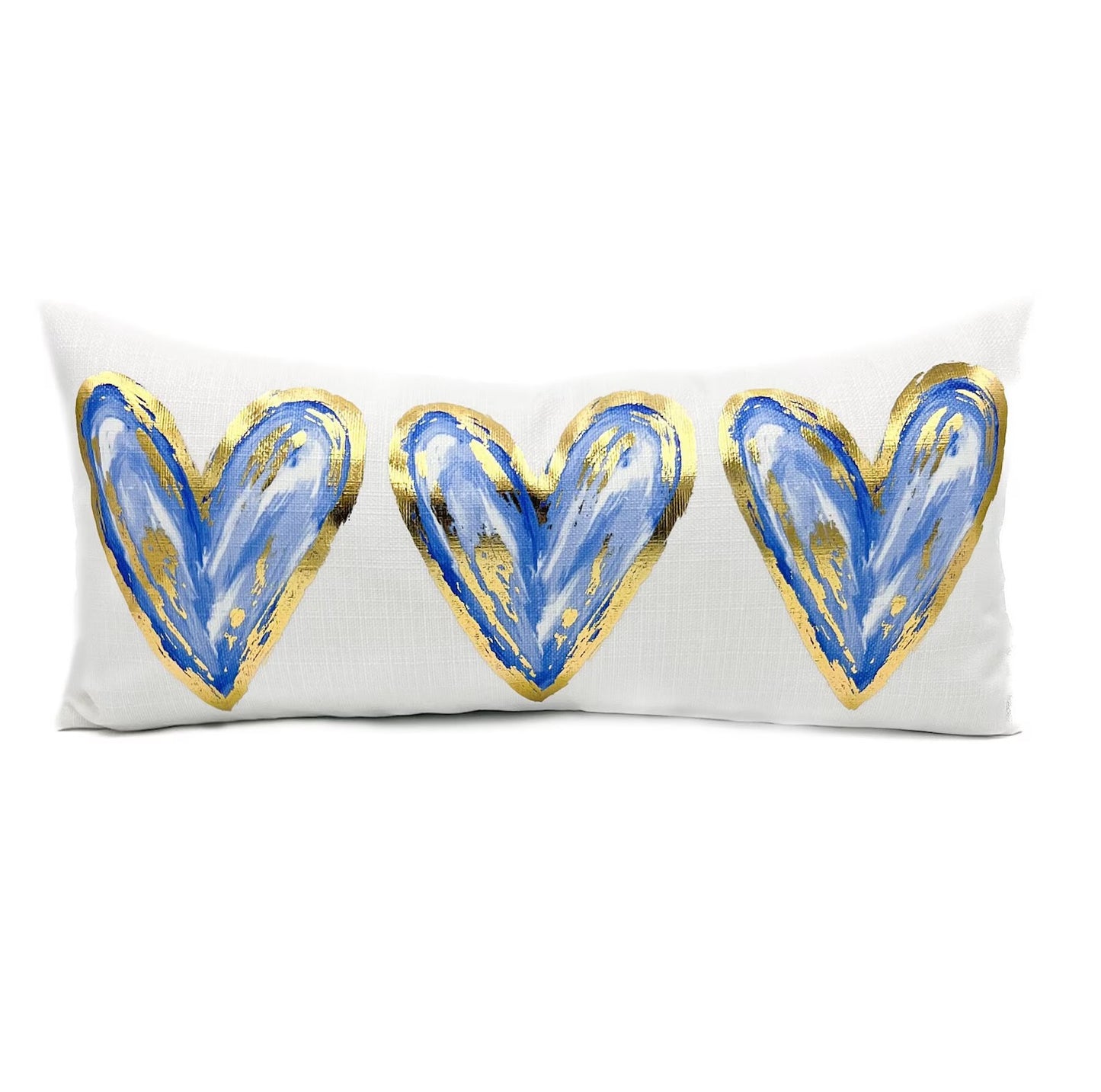 Golden Blue Hearts