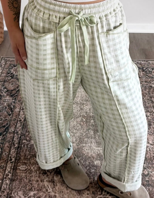 Autumn Gingham Pants