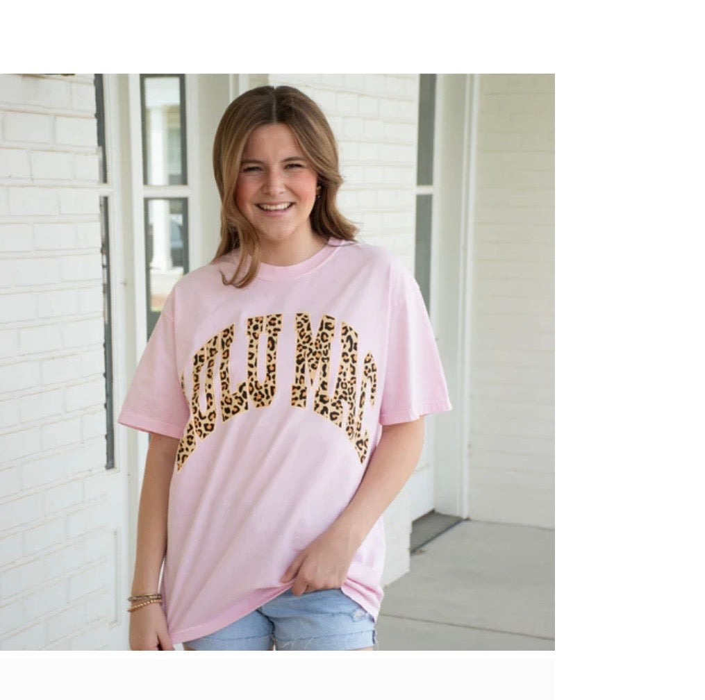 Lulumac Leopard Comfort Color Tee