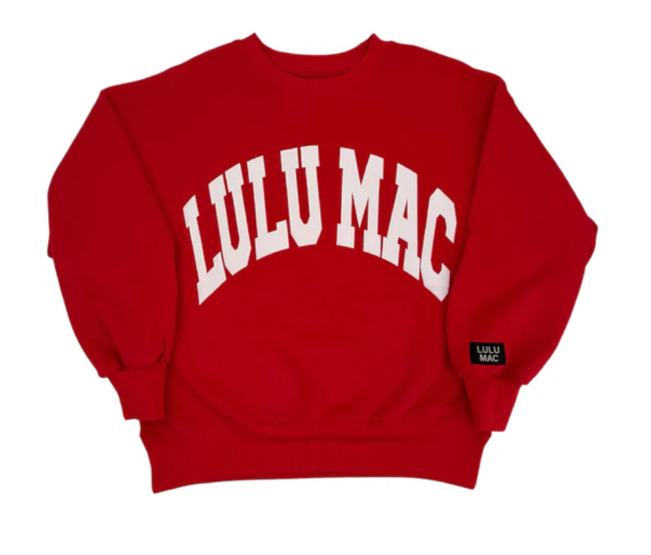 Lulu Mac Red Sweatshirt