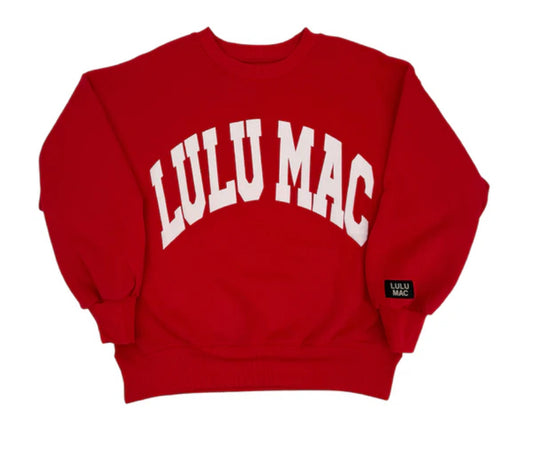 Lulu Mac Red Sweatshirt