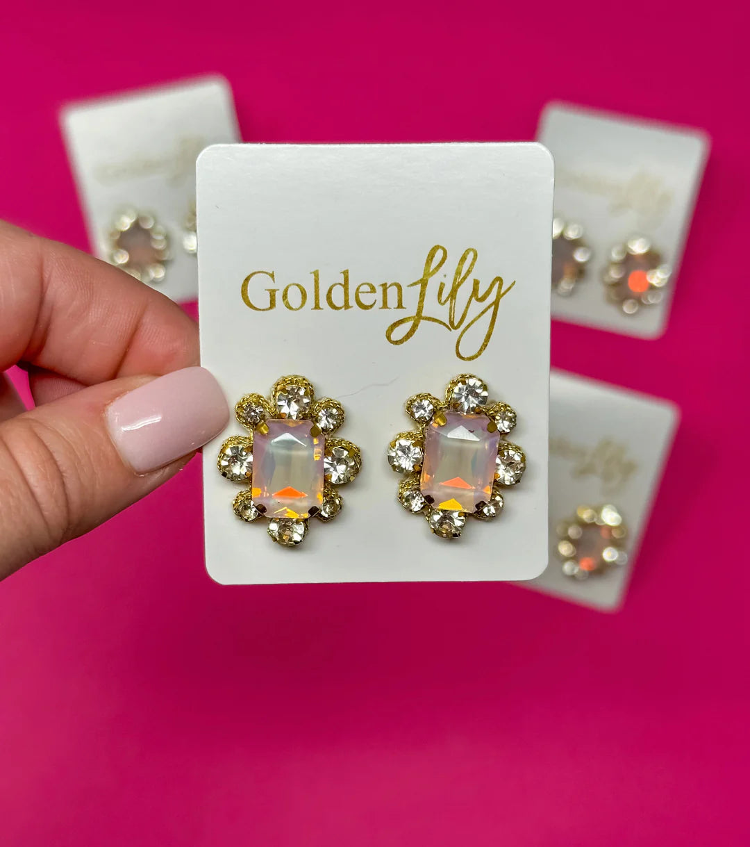 Fall statement Stud Earrings