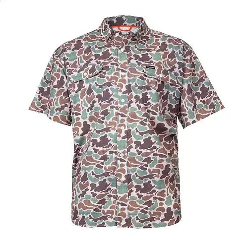 Wild game SS Camo Button Down
