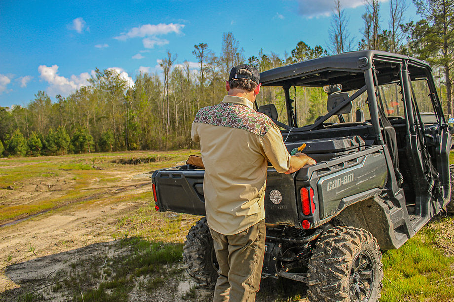 Fieldstone Youth short sleeve Wingman Button Down