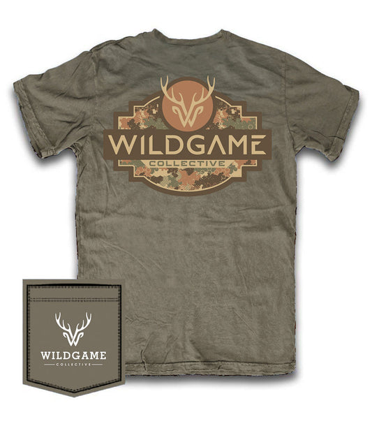 Wild Game Camo Logo T-Shirt - Tumbleweed