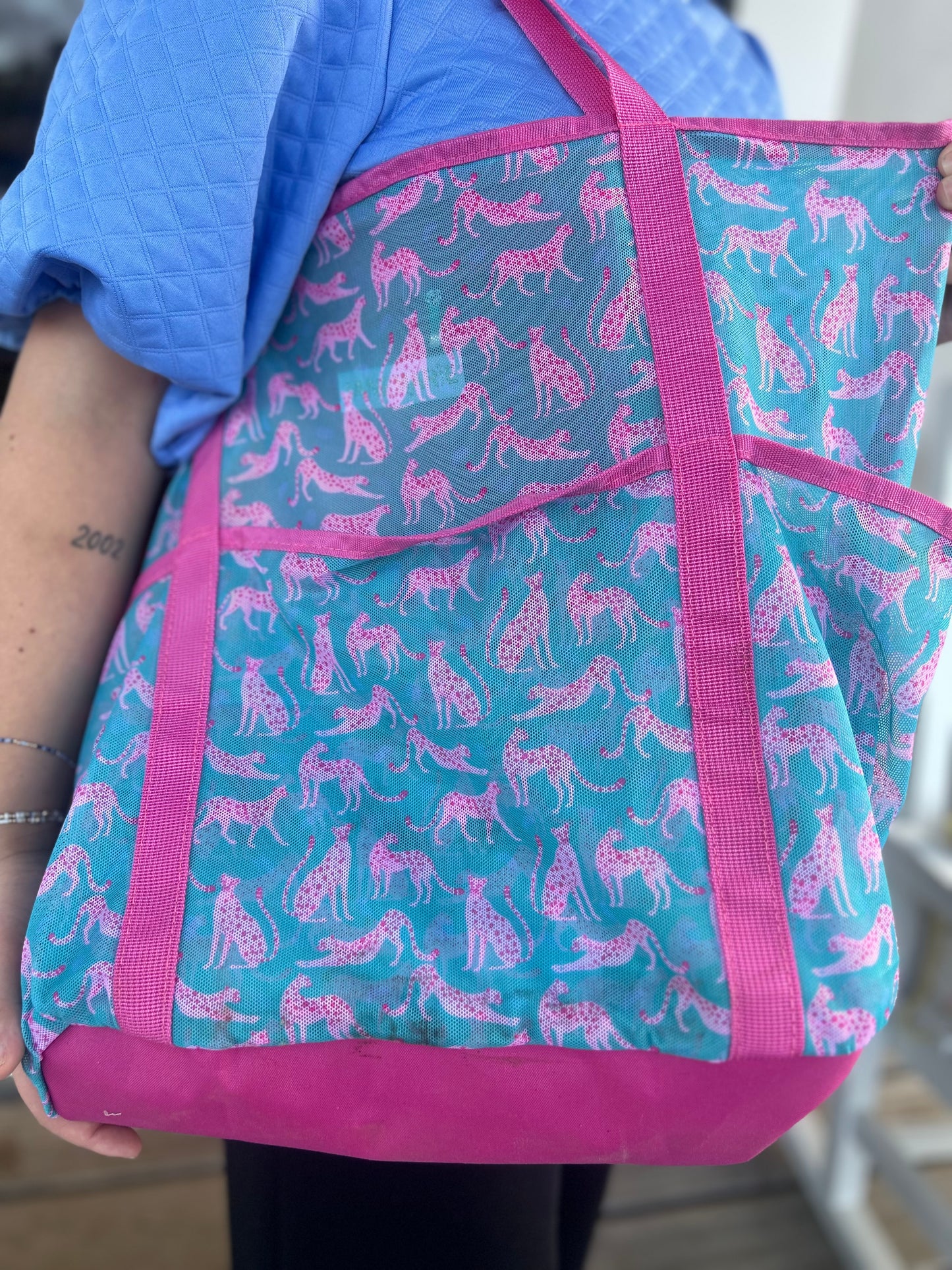 On the Move Mesh Beach Bag
