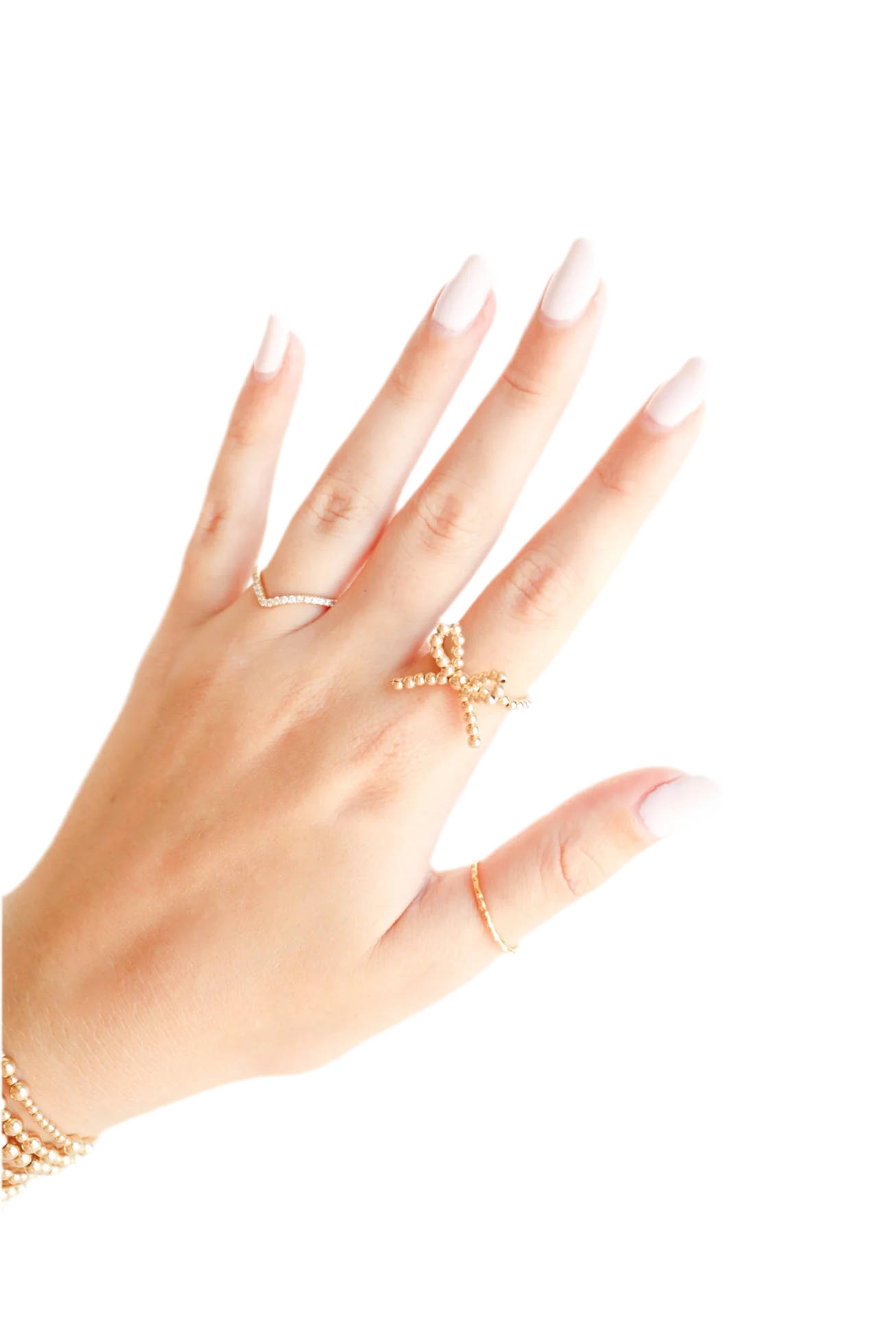Gold Bow Ring