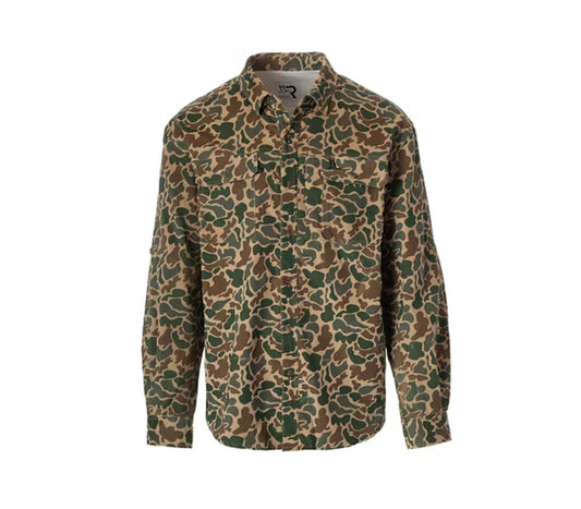 Roost Camo Corduroy Button Down