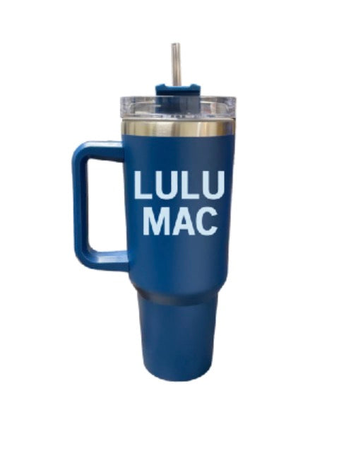 Lulumac navy Morgan 40oz tumbler