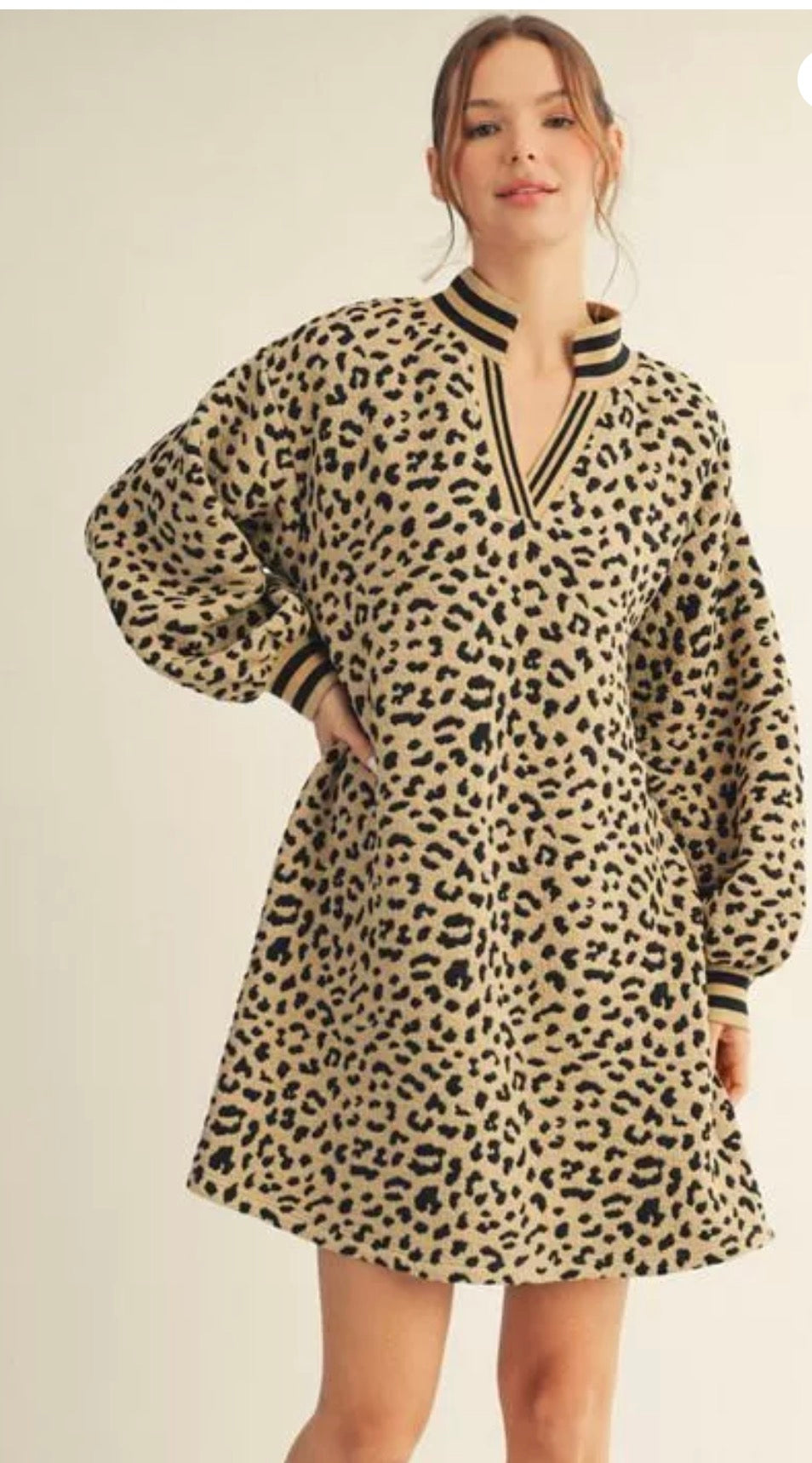 Jodifl toffee spots dress
