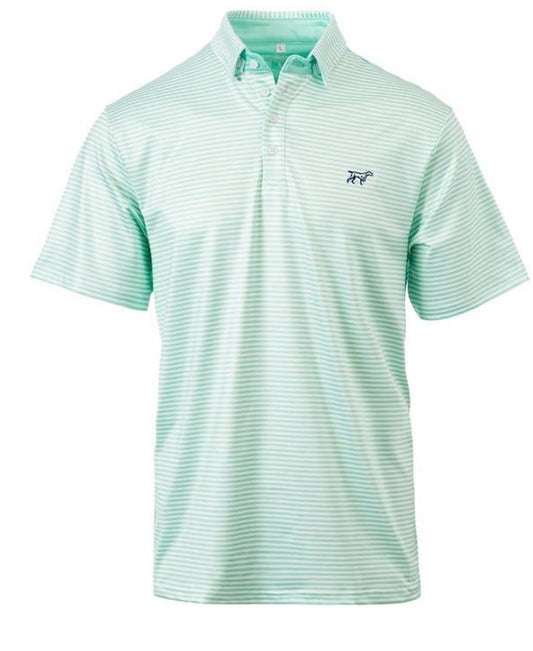 Fieldstone Marshall polo- mint/ white