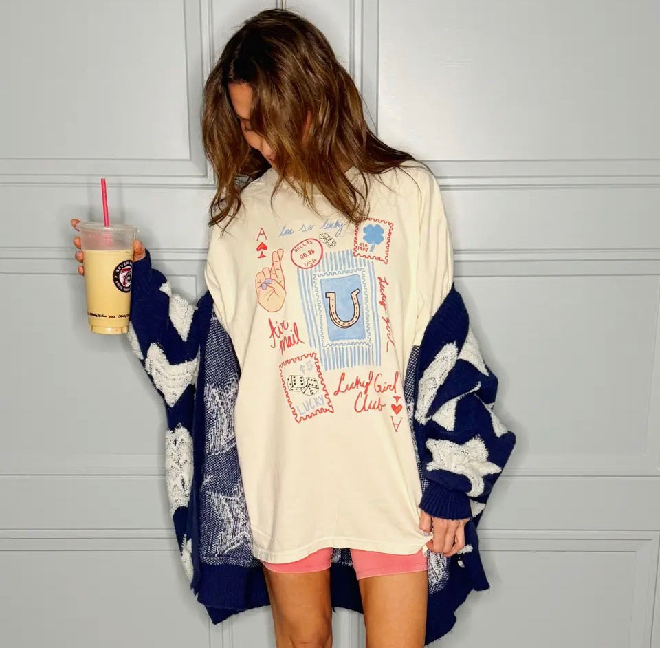 Lucky Girl Club Tee