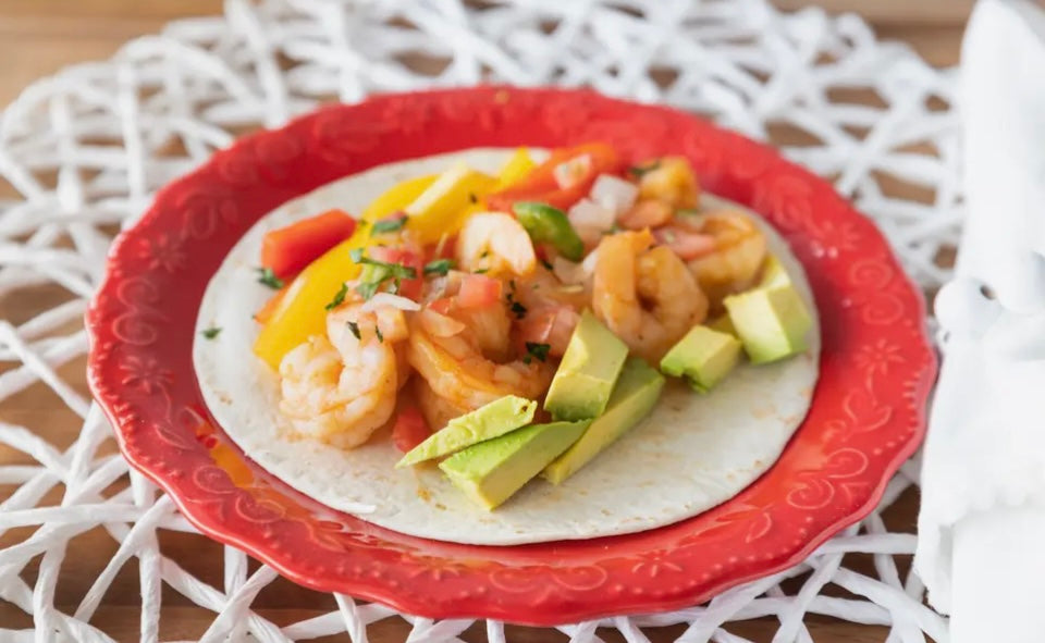 Firecracker Shrimp Fajitas