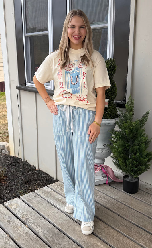 Sweet Breeze Stripe Jean