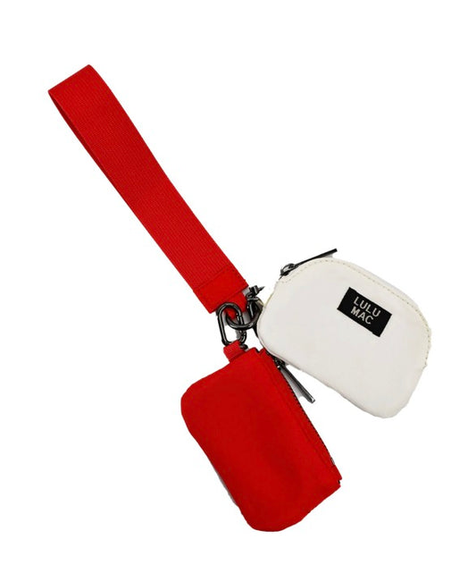 Lulu Mac Wrislets- RED/ CREAM