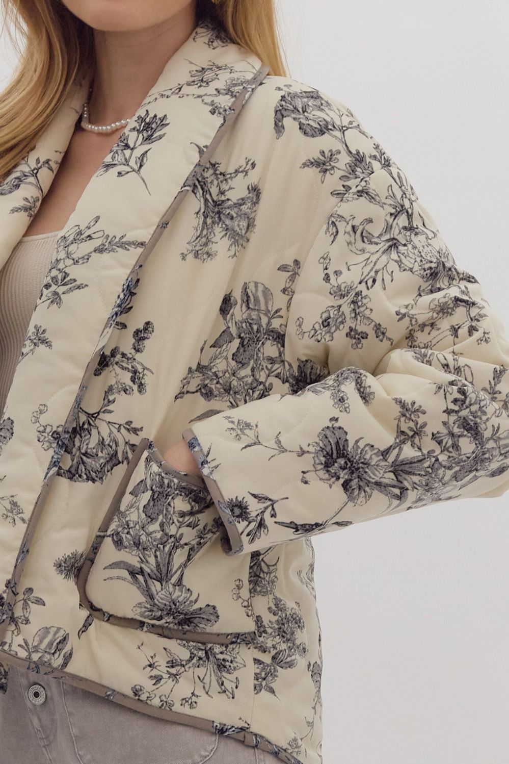 Layers of Love Floral Quilted Jacket