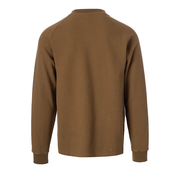 Roost Henley Quarter Button LS