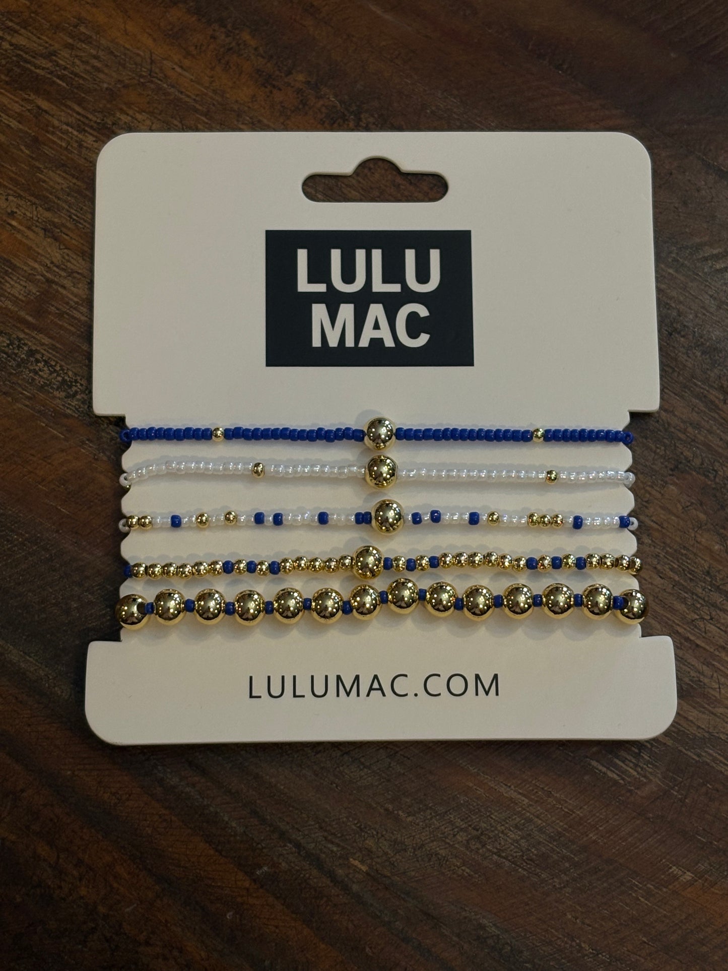 Royal Blue/White LuluMac Stack