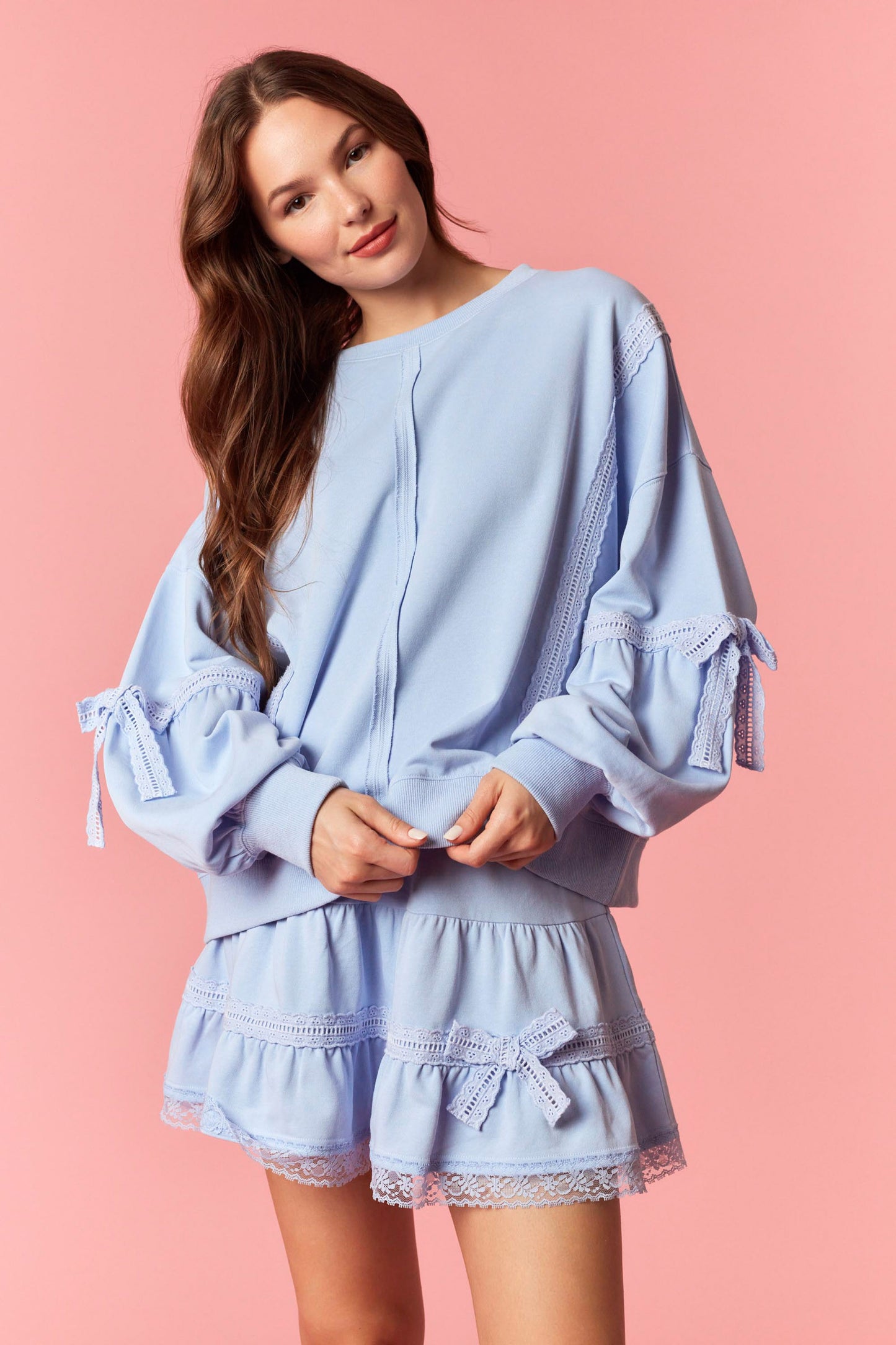 Dusty Blue Scallop Set