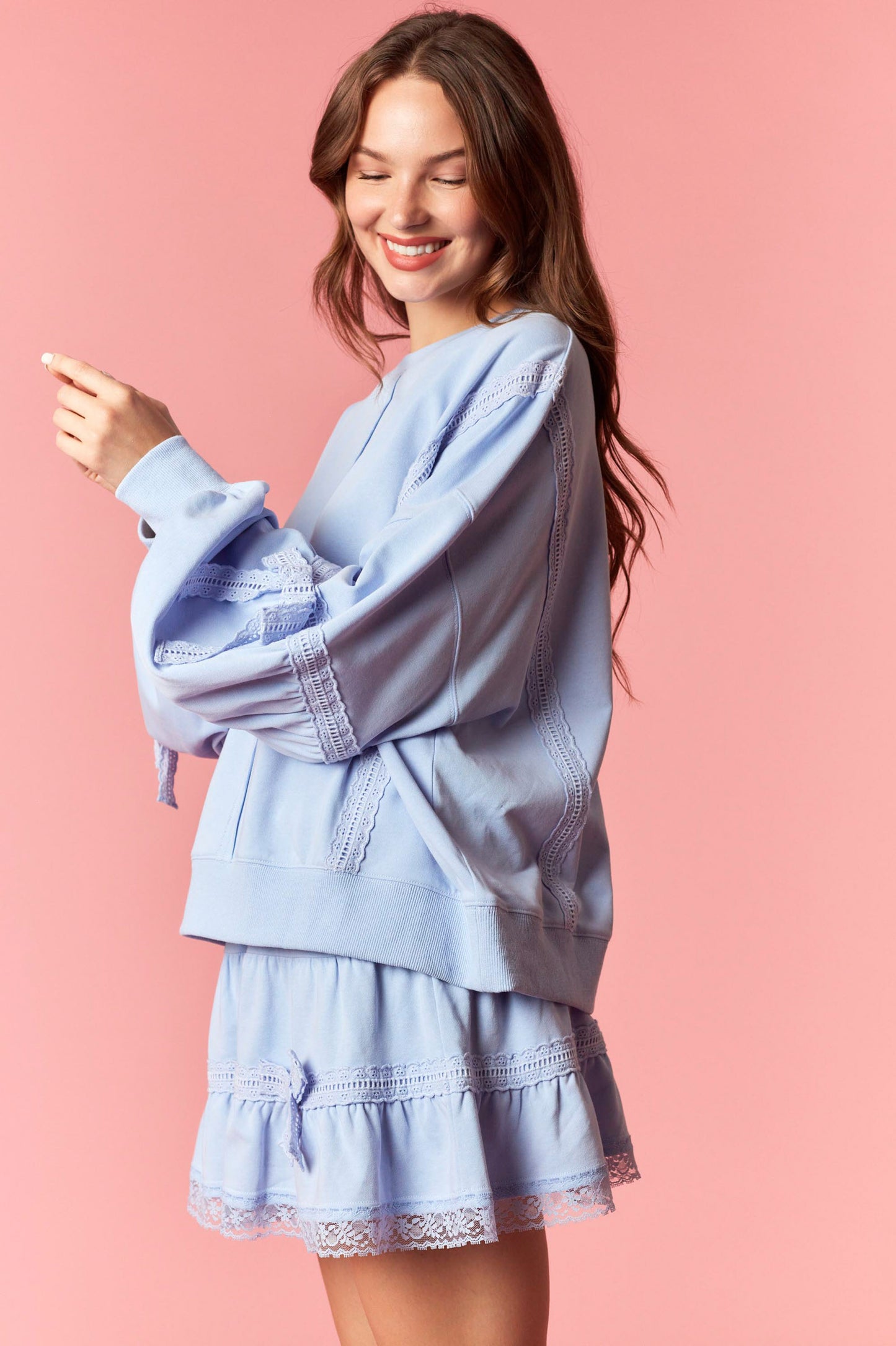 Dusty Blue Scallop Set