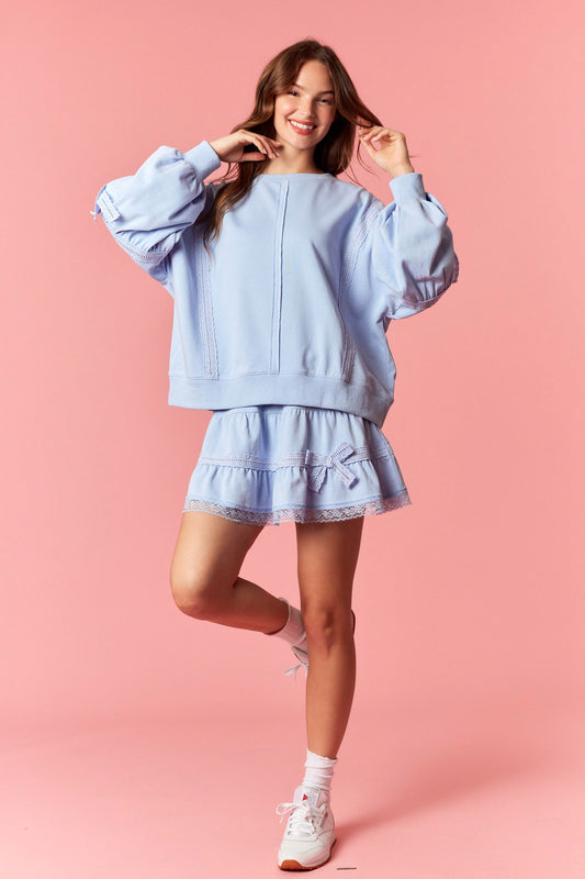 Dusty Blue Scallop Set