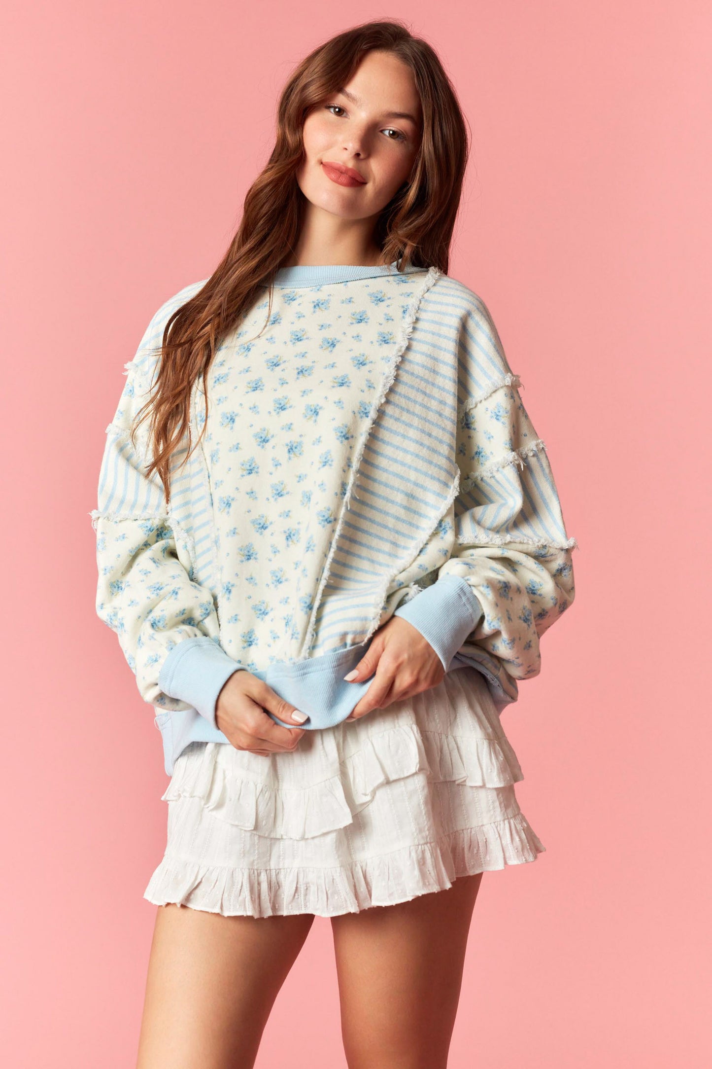 Ditsy Flower Printed Top