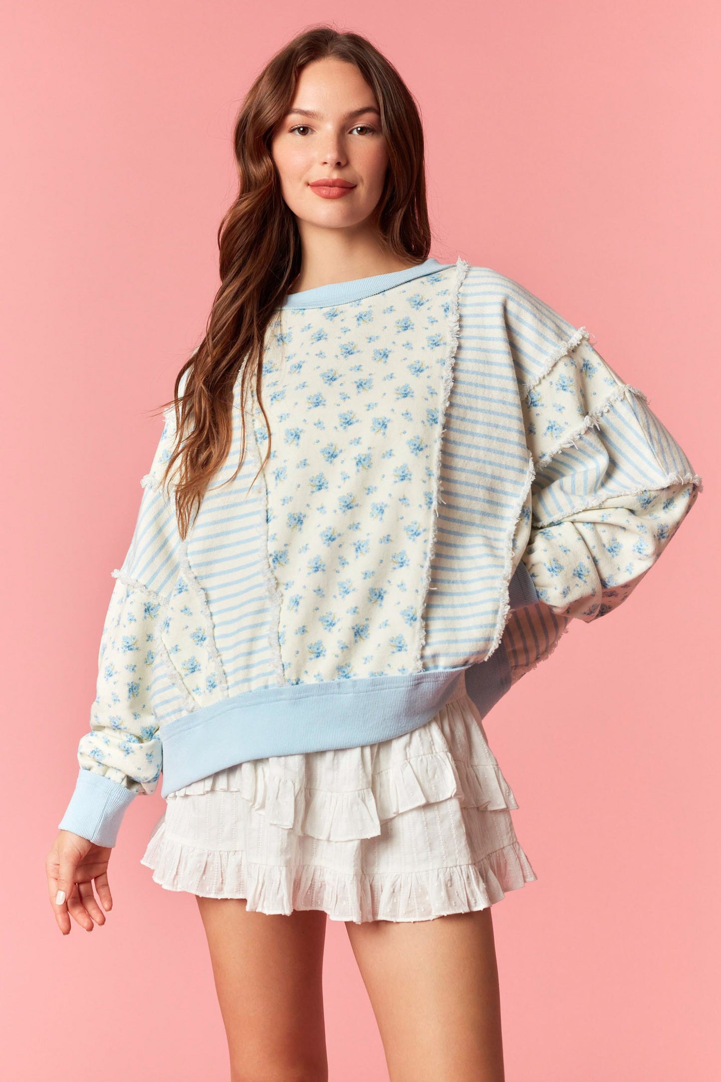 Ditsy Flower Printed Top