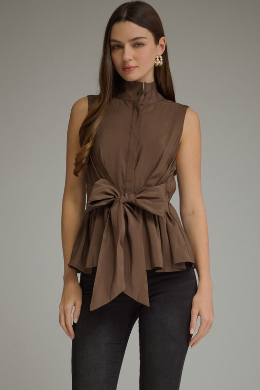 The Mocha Bow Top