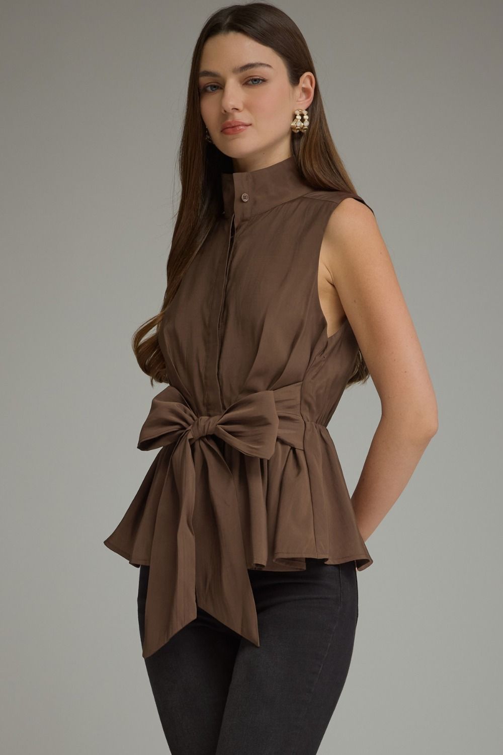 The Mocha Bow Top
