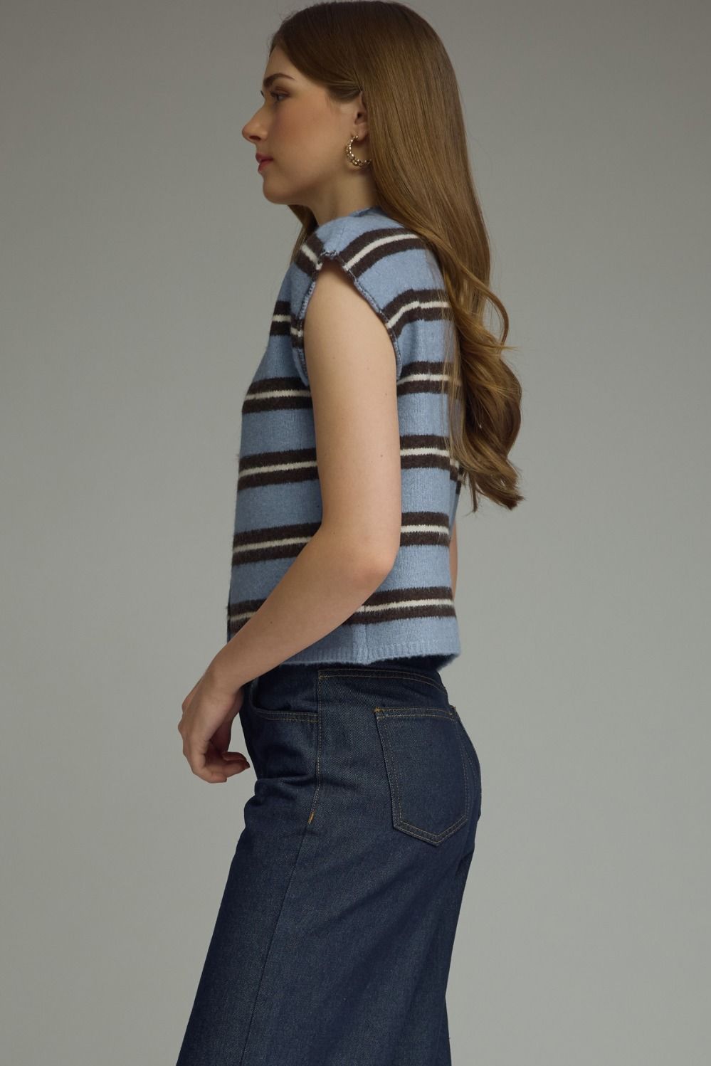 Blue Bell Stripe Sweater