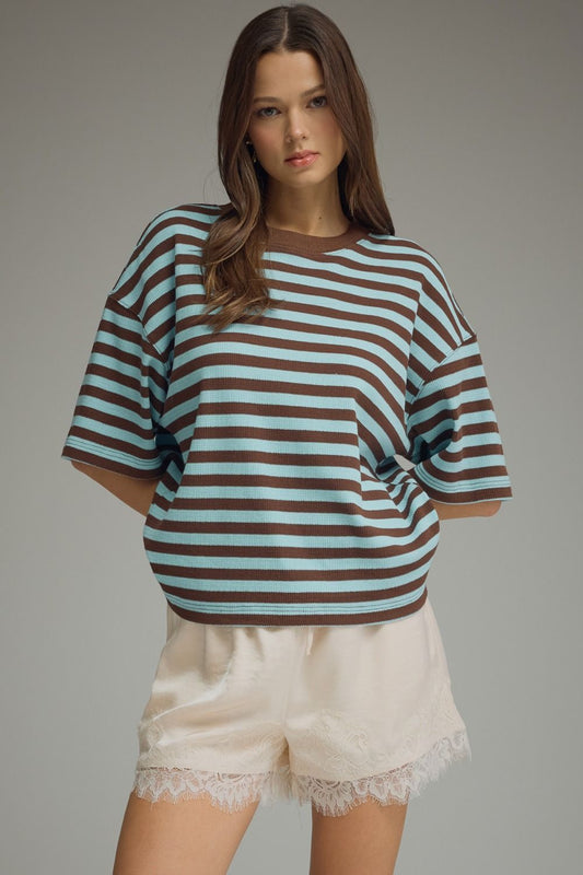 Striped Knit Top