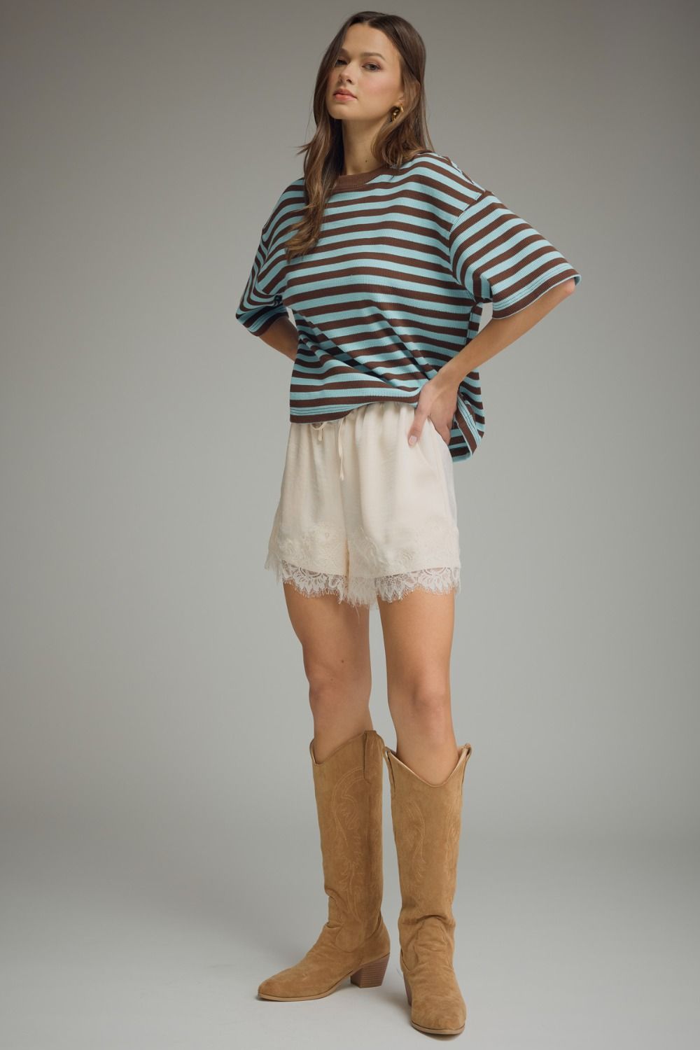 Striped Knit Top