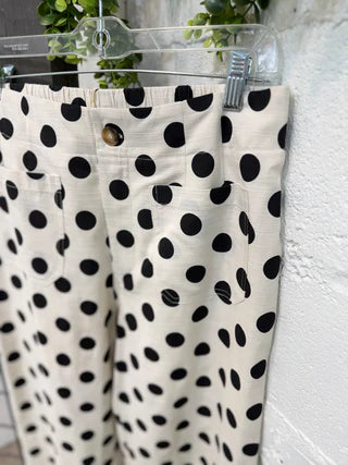 Plus Size Polka Dot Pants