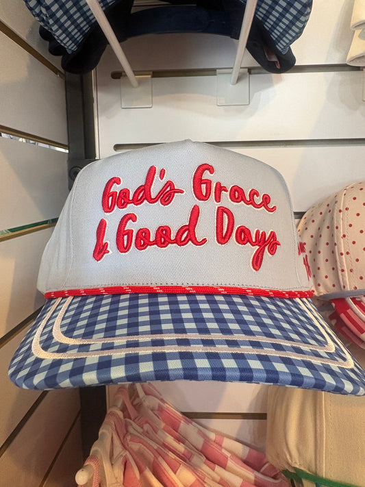 God's Grace and Good Days Hat