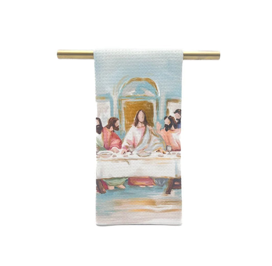 The Lords Supper Kitchen Towel