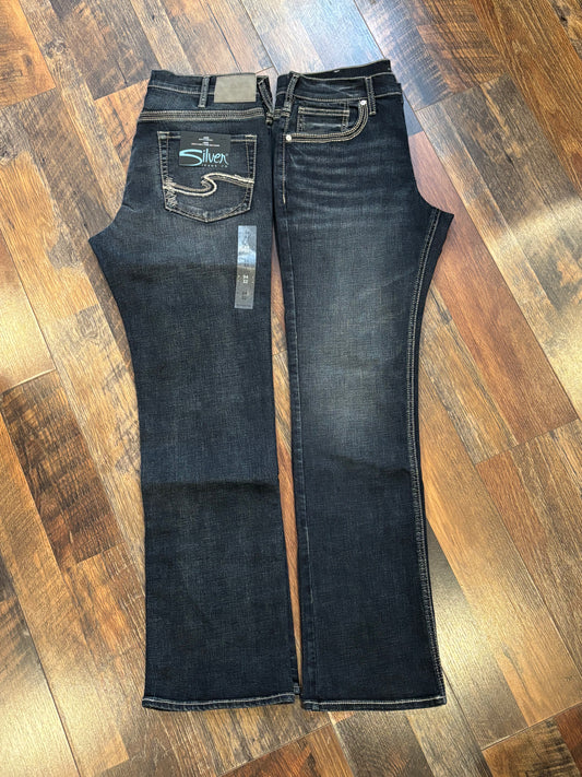 Silver Jace slim fit bootcut washed